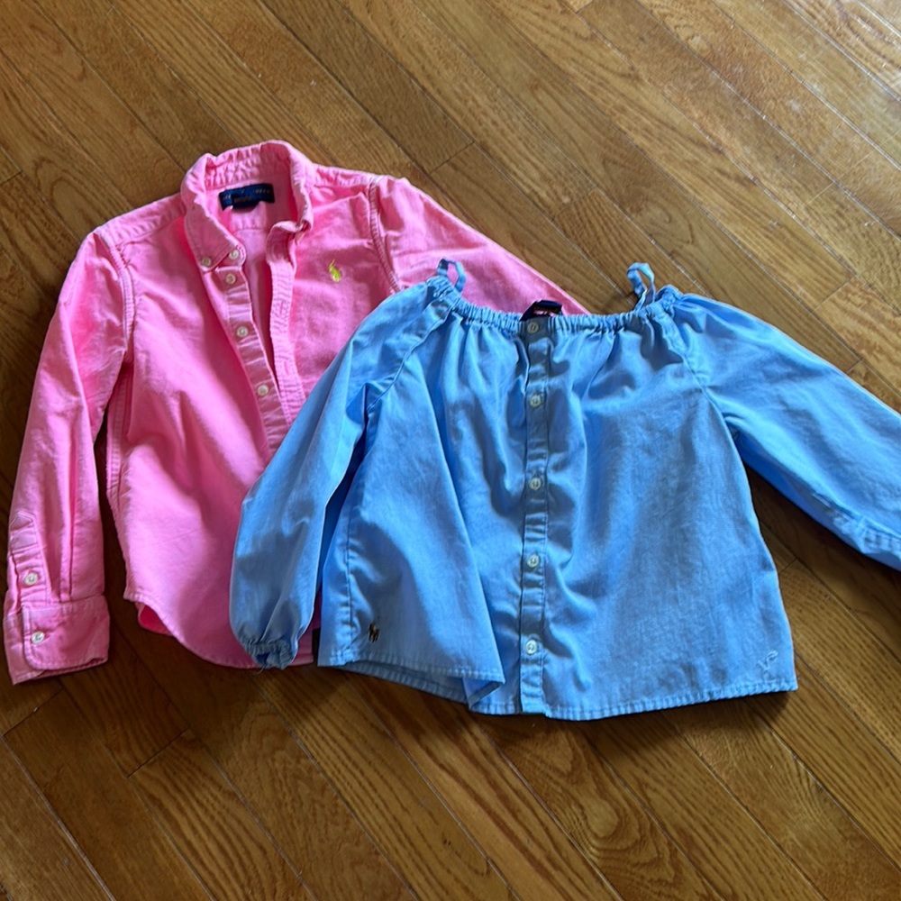 Polo Ralph Lauren set of two long sleeve shirts.